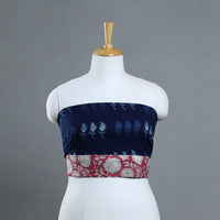 Blue - Block Printed Cotton Akola Blouse Piece 22