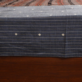 Grey - jacquard with modal silk patch cotton bedsheet set