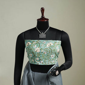 Grey - Nazaakat Kota Doria Cotton Plain Saree with Blouse & Jewellery Set 108