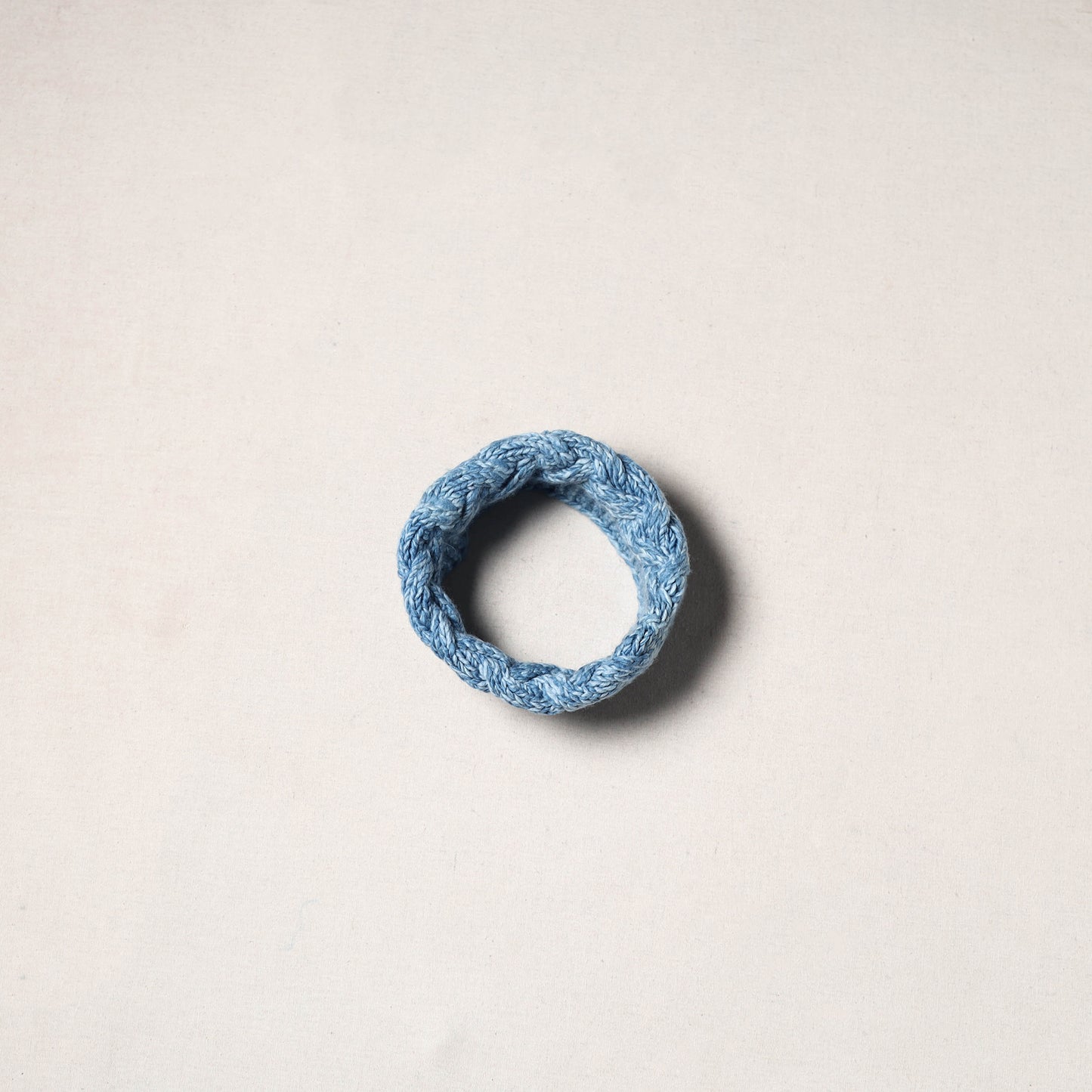 Blue - kullu karishma hand knitted merino wool headband 22