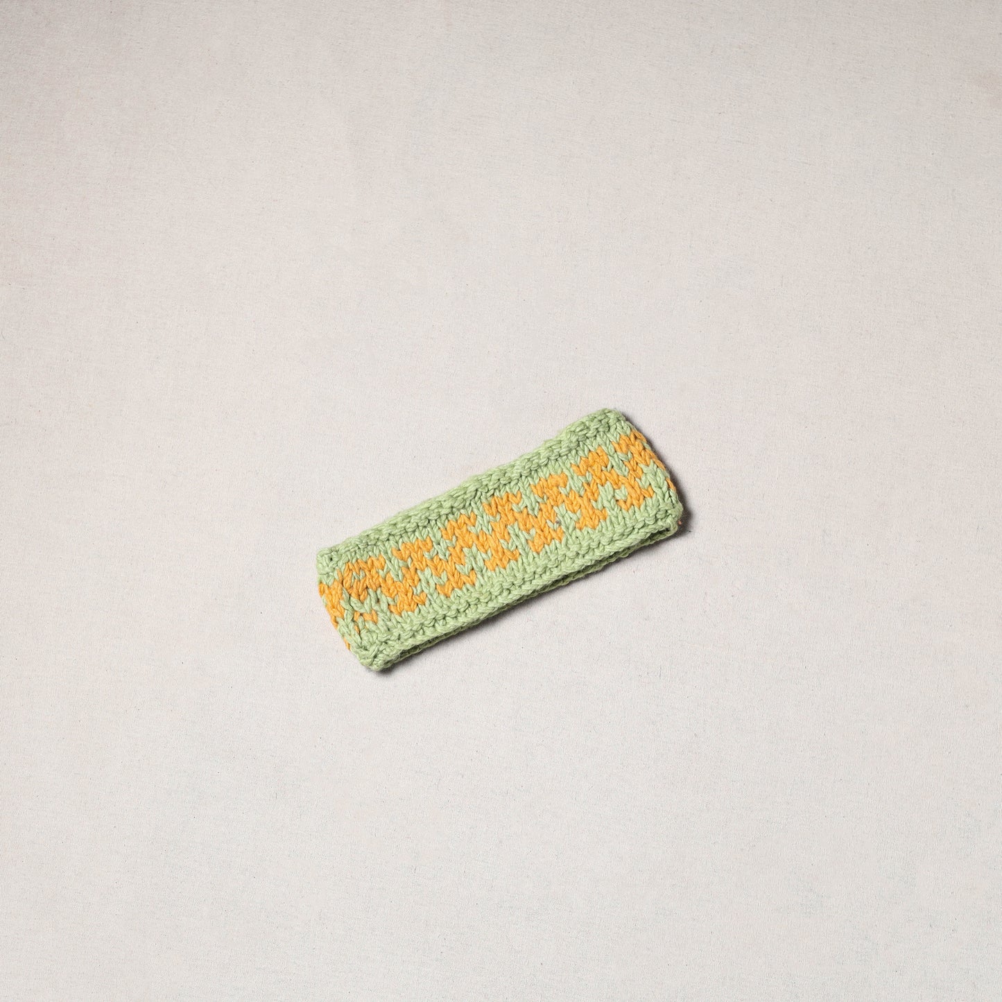 Green - kullu karishma hand knitted merino wool headband 26