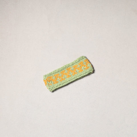 Green - kullu karishma hand knitted merino wool headband 26