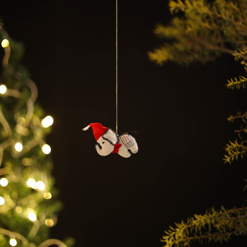 Elephant - Handmade Threadwork Stuffed Christmas Ornament 14