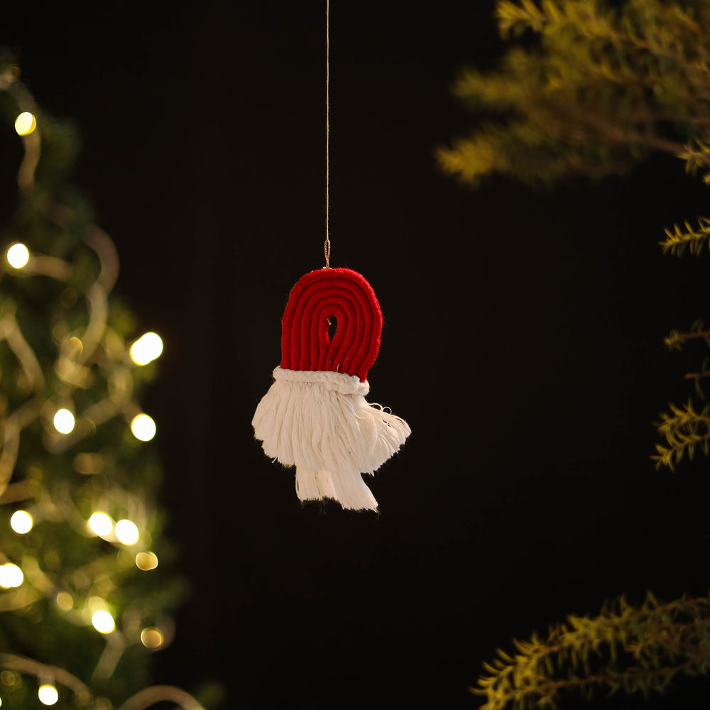 Santa - Handmade Macrame Christmas Ornament 18