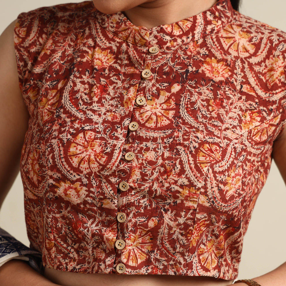 Kalamkari Stitched Blouse
