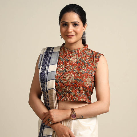 Kalamkari Stitched Blouse