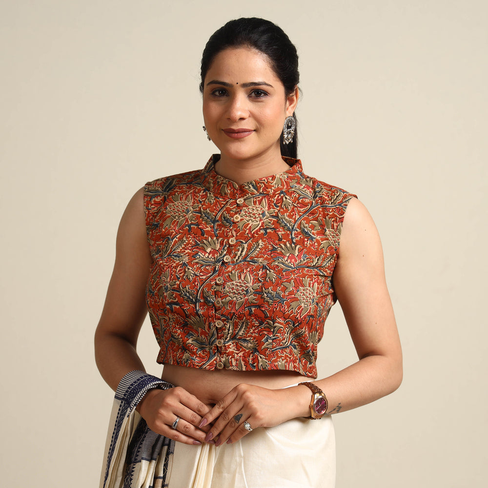 Kalamkari Stitched Blouse