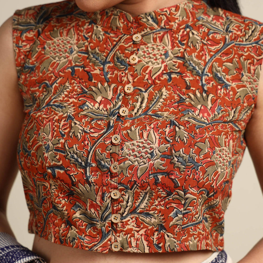 Kalamkari Stitched Blouse