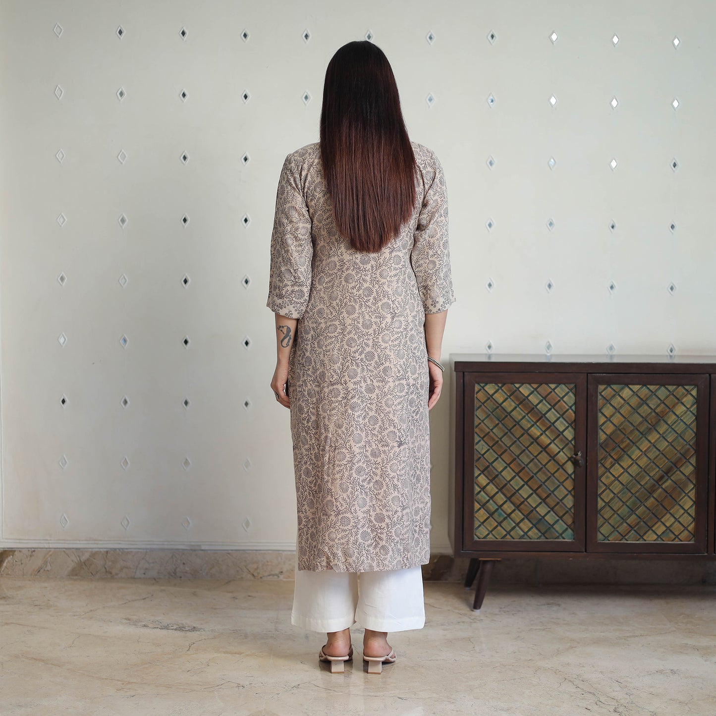 kalamkari woolen kurta