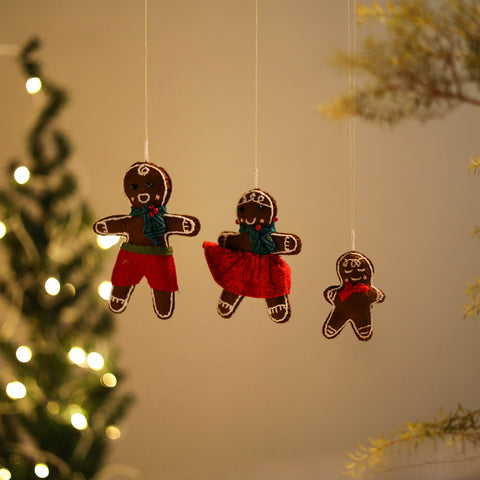 Felt Gingerbread Family - Handmade Christmas Decor 50