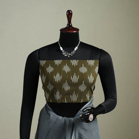 Grey - Nazaakat Kota Doria Cotton Plain Saree with Blouse & Jewellery Set 131
