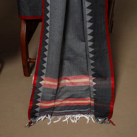 Grey - 3pc cotton unstitched dharwad dress material