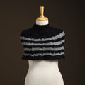 Black - kullu karishma hand knitted merino wool neck warmer