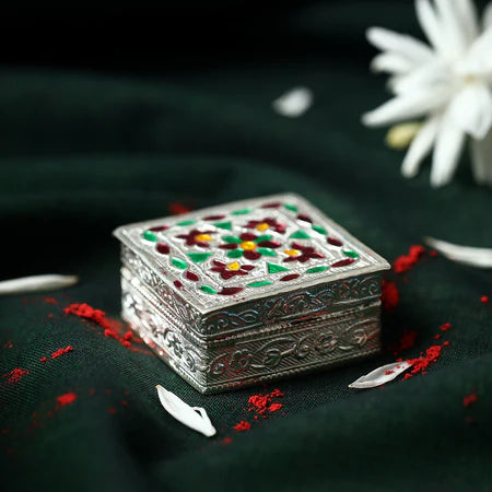 Meenakari Sindoor Box