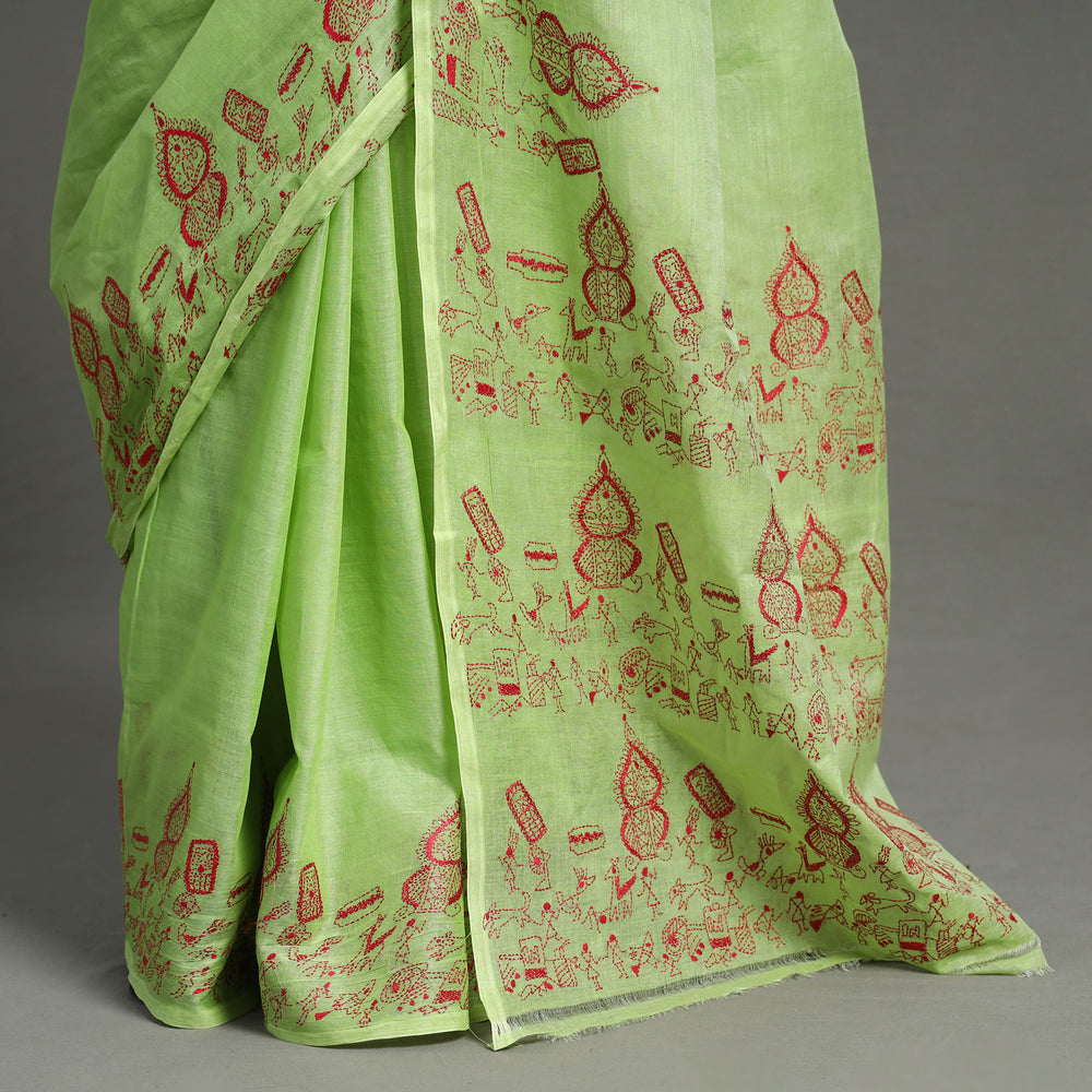 Kantha Embroidery Saree 