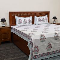 Sanganeri Double Bed Cover set