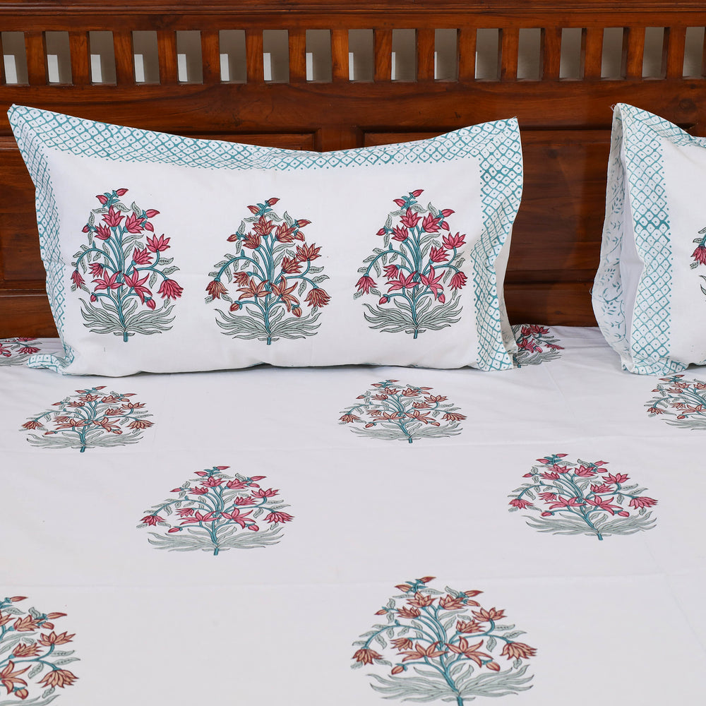 Sanganeri Double Bed Cover set