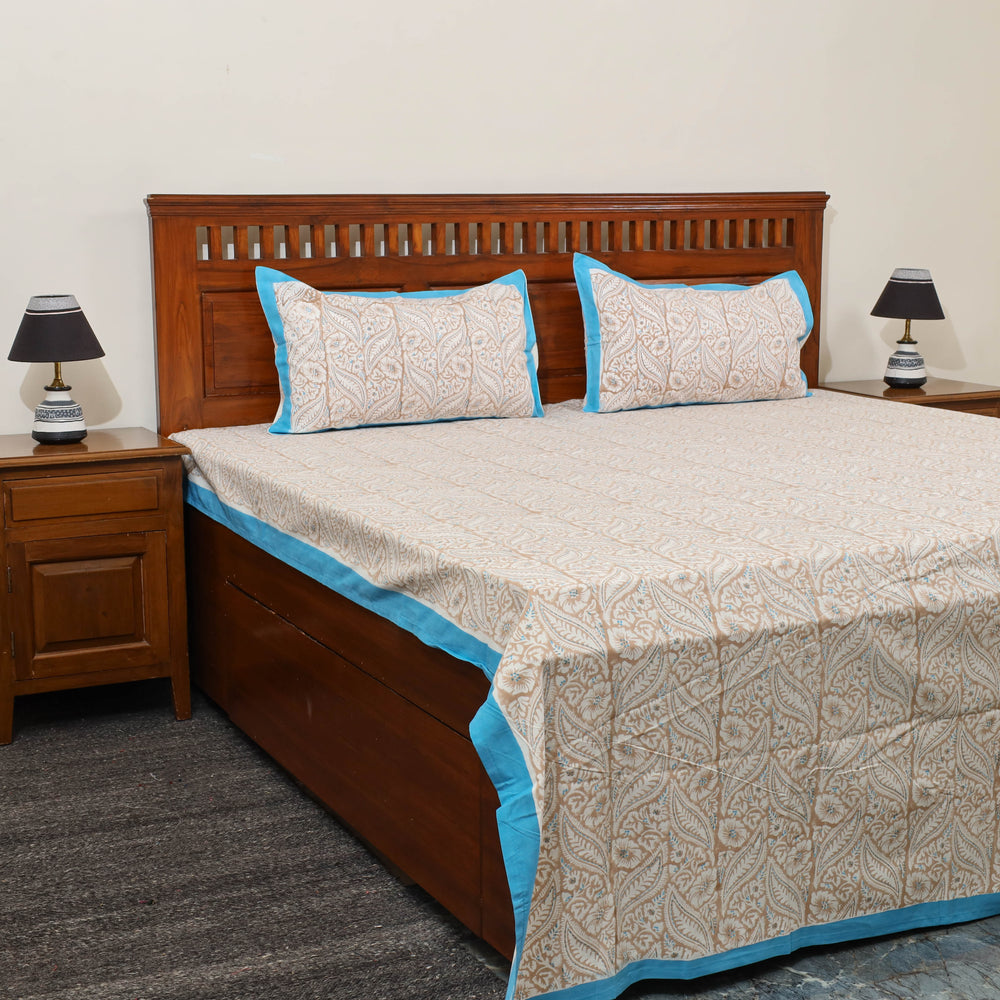 Sanganeri Double Bed Cover set