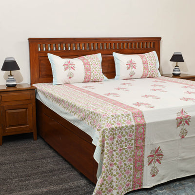 Sanganeri Double Bed Cover set