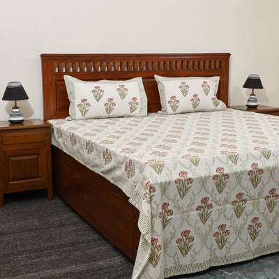 Sanganeri Double Bed Cover set