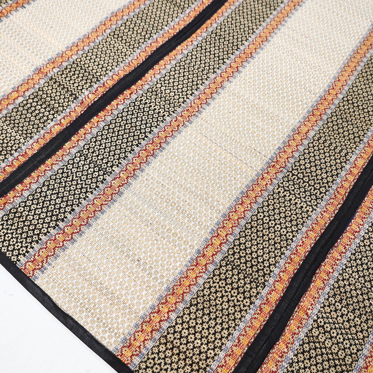 Madur Grass Handwoven 3 Fold Floor Mat of Midnapore 13