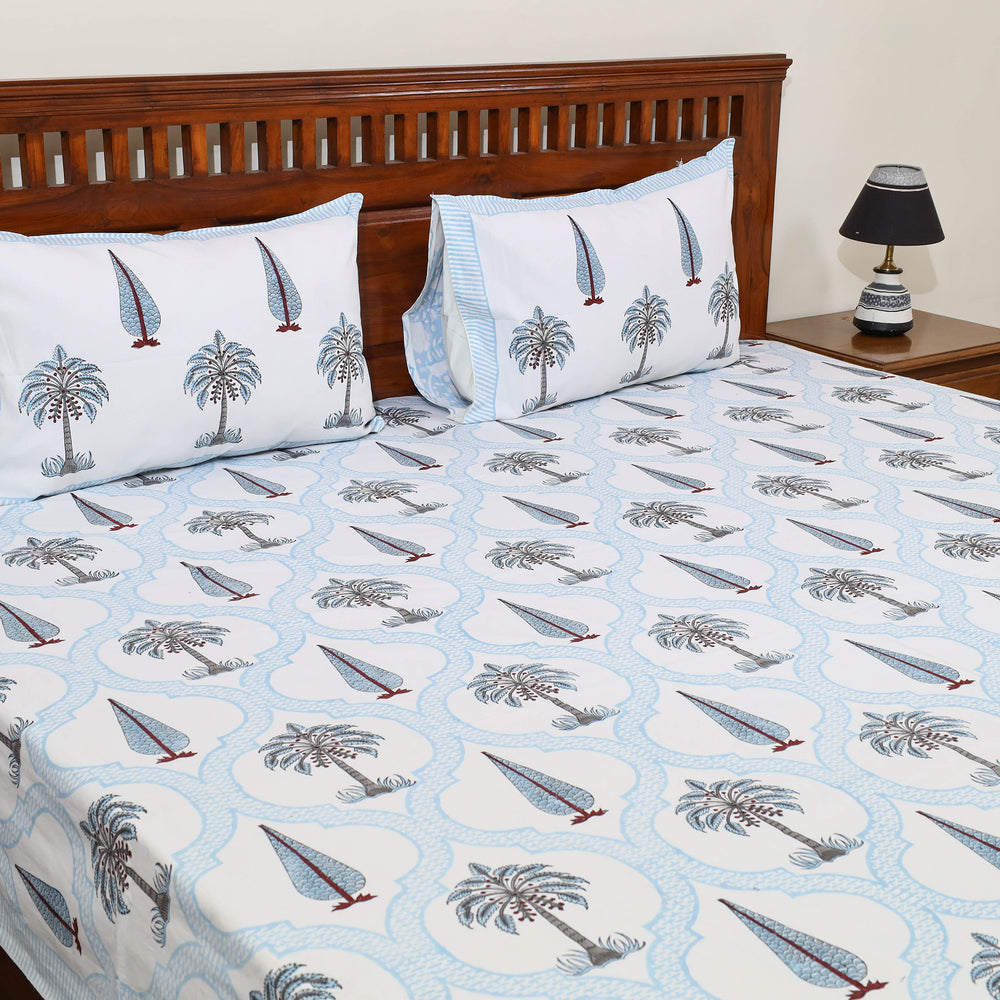 Sanganeri Double Bed Cover set