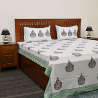 Sanganeri Double Bed Cover set