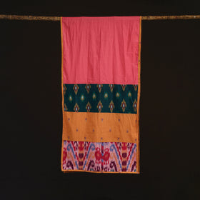 Multicolor - Plain Cotton Patchwork Stole 41