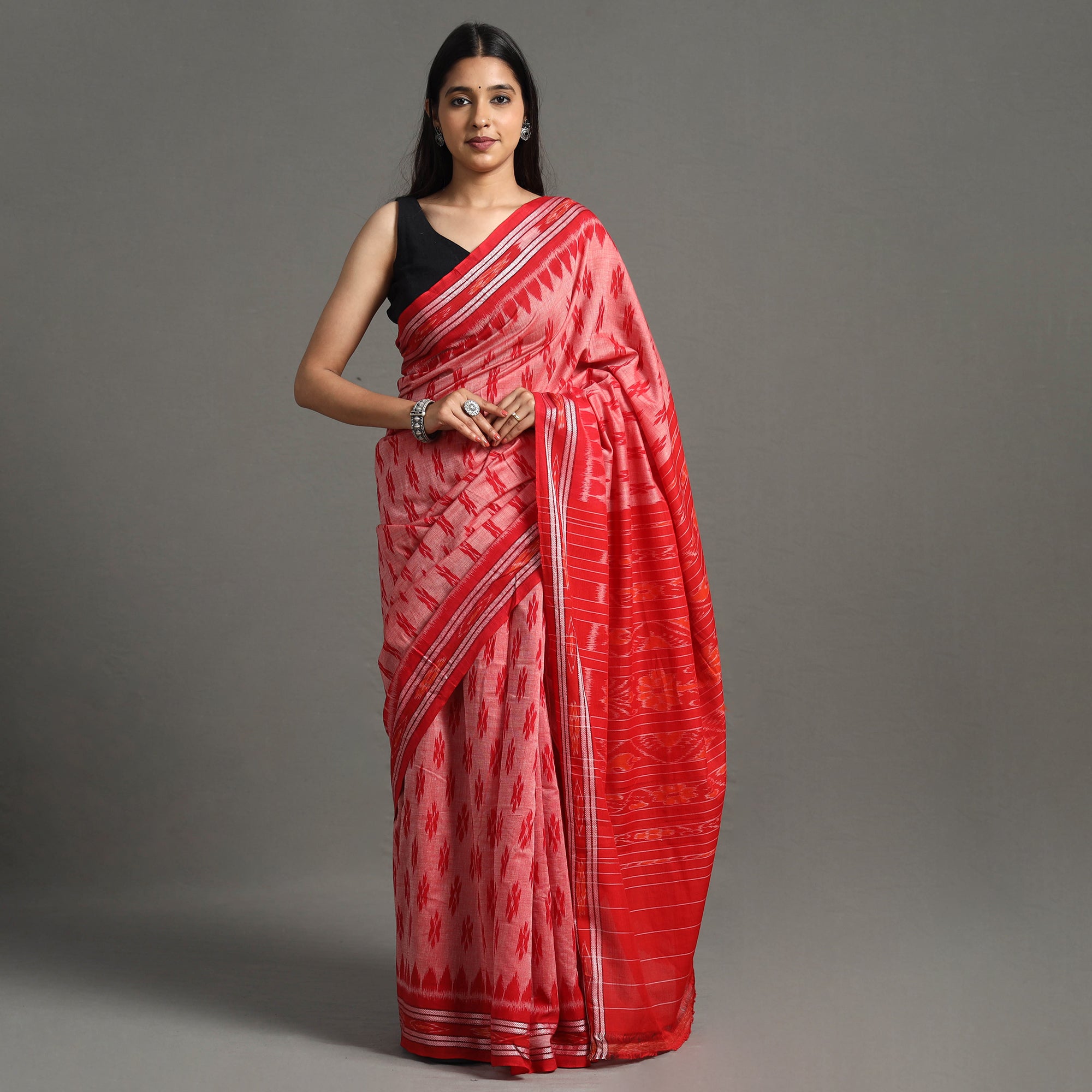 https://www.itokri.com/collections/saree -collection/products/2017-236-7-20-kuppadam-handloom-fine-khadi-cotton-saree  | Saree, Saree collection, Khadi