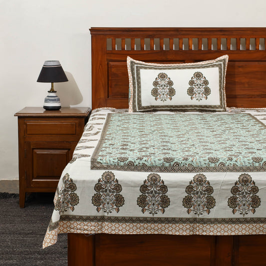 Sanganeri Double Bed Cover set