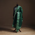 Green - Pure Cotton Barmer Cutwork Applique Dupatta 12