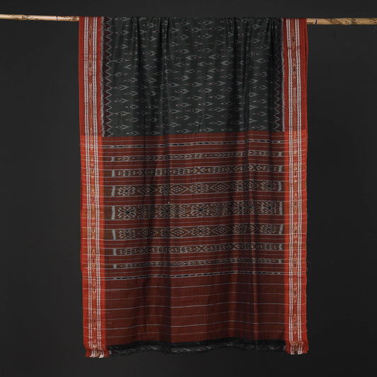 Multicolor - Maniabandha Ikat Weave Handloom Cotton Saree
