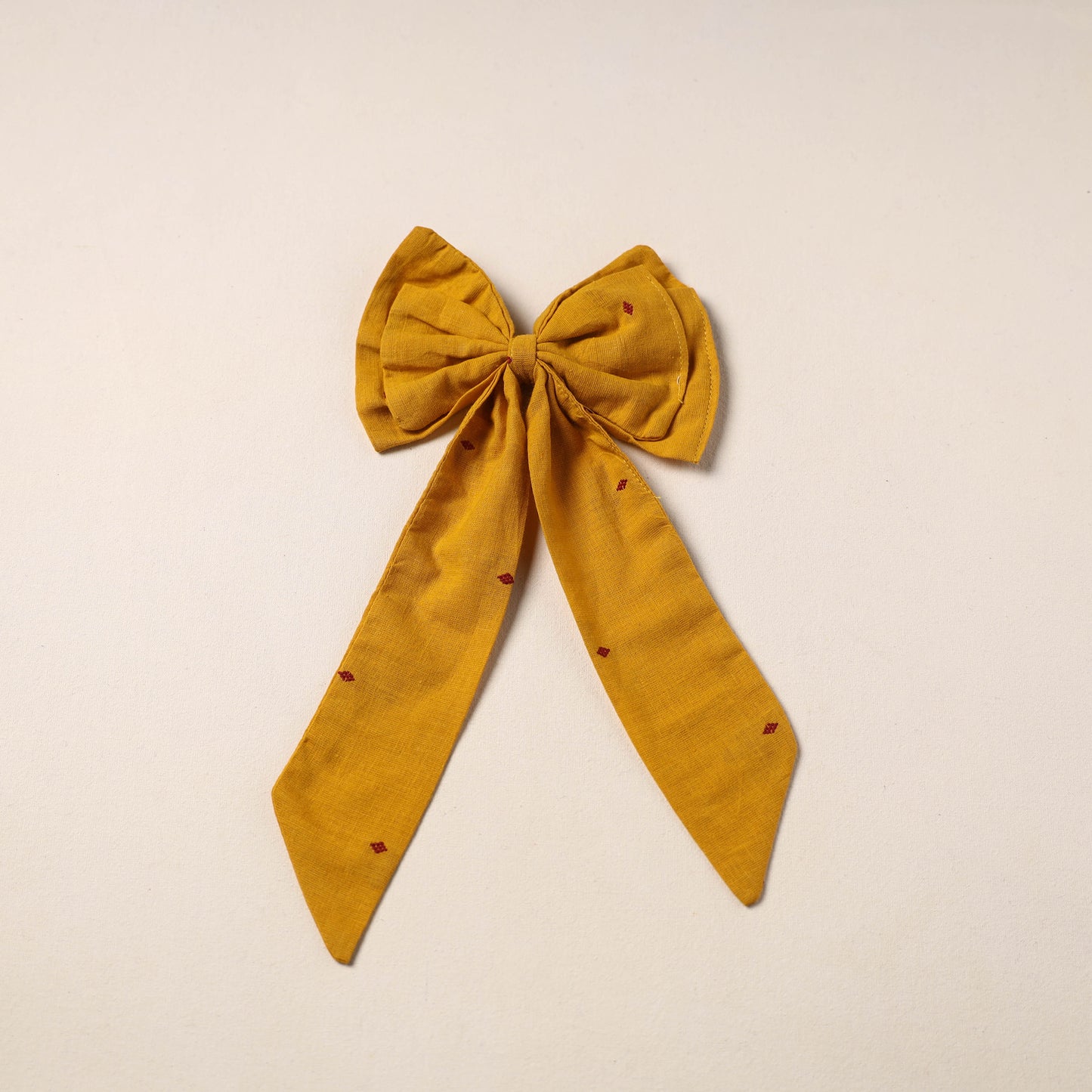 Handmade Fabric Bow Hair Clip