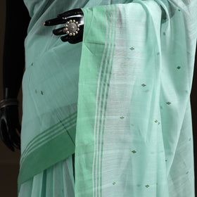 Pure Handloom Cotton Thread Buti Chanderi Saree 16