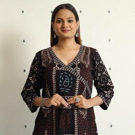  Ajrakh Block Printed Kurta
