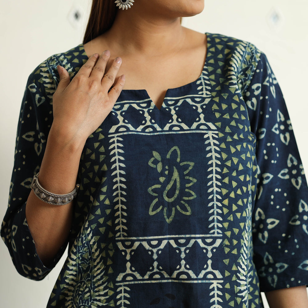 Ajrakh Block Printed Kurta