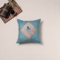 Bird Hand Embroidered Handloom Cushion Cover (16 x 16 in) 01