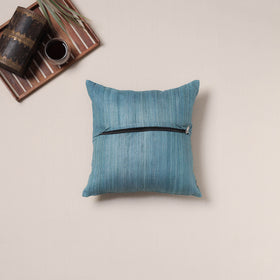 Bird Hand Embroidered Handloom Cushion Cover (16 x 16 in) 01