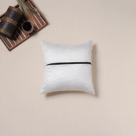 Bird Hand Embroidered Handloom Cushion Cover (16 x 16 in) 03