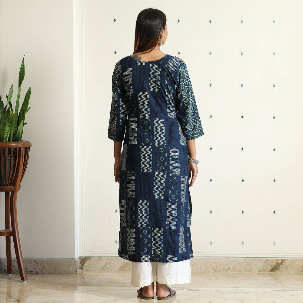  Ajrakh Block Printed Kurta