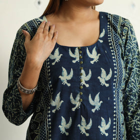  Limited Stock! Ajrakh Block Printed Cotton Straight Kurta 
