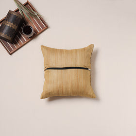 Bird Hand Embroidered Handloom Cushion Cover (16 x 16 in) 06