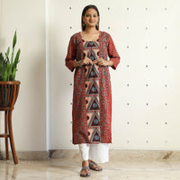 Ajrakh Block Printed Kurta