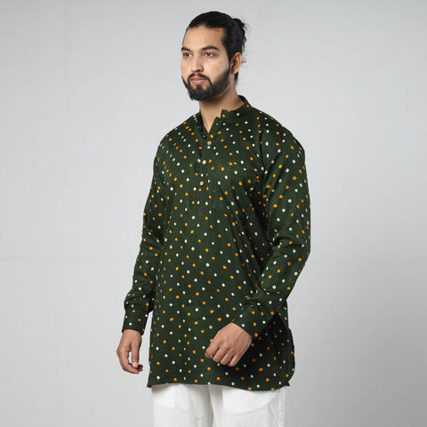 bandhani men kurta