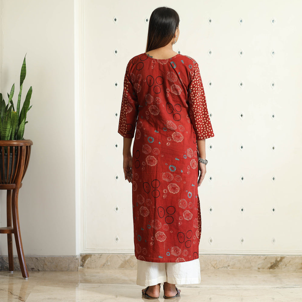 Ajrakh Block Printed Kurta