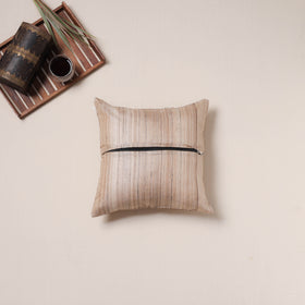 Bird Hand Embroidered Handloom Cushion Cover (16 x 16 in) 08