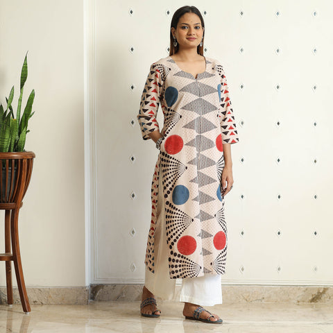 Ajrakh Block Printed Kurta