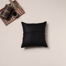 Bird Hand Embroidered Handloom Cushion Cover (16 x 16 in) 09
