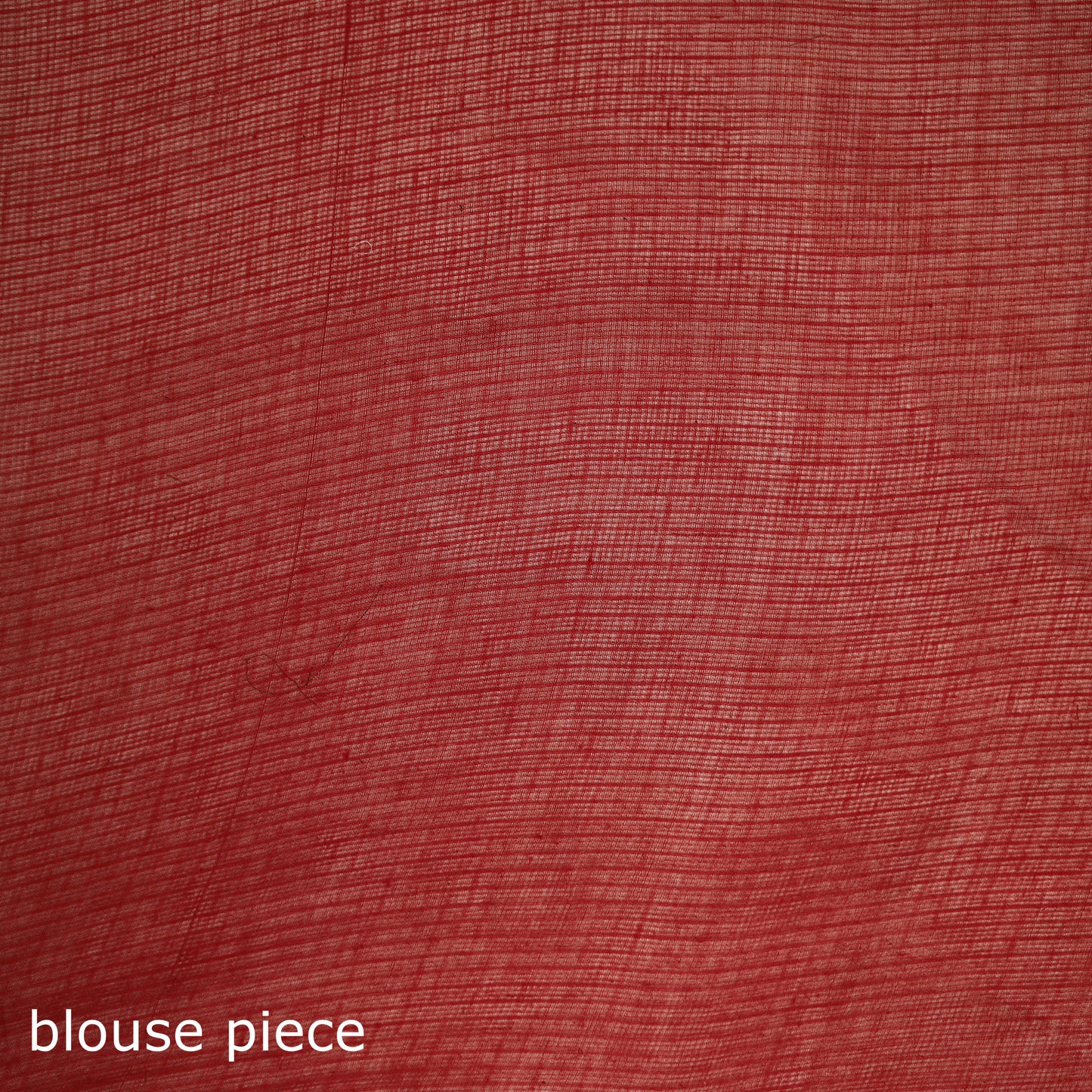Red - Nazaakat Kota Doria Cotton Plain Saree with Blouse & Jewellery Set 147