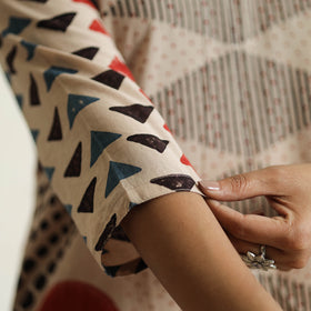 Ajrakh Block Printed Kurta